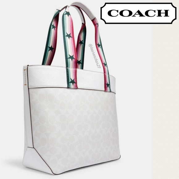 COACH MARVEL Tote Comic Patches Bag Jes Purse NEW - Picture 7 of 17